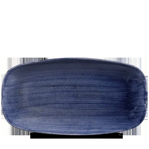 Churchill STONECAST Patina Cobalt Blue Chef Oblong Plate von Churchill