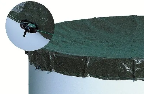 Abdeckplane rundform Ø 2,50 m Schwimmbad Pool Abdeckung