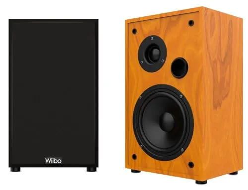 Wiibo String 15 Nogal Altavoces HiFi Estanteria 100w Pareja von Wiibo