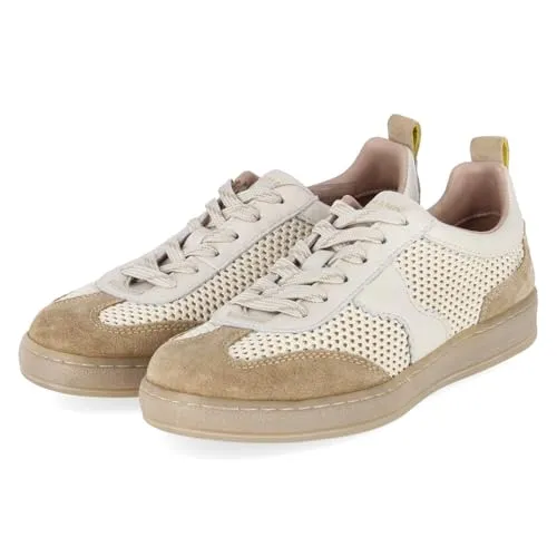 Salamander F31ARN021469-5321 Damen Sneaker Low Leder & Textil in beige - Gr. 37 - Bequeme Damen Sneaker im modernen Design. Der luftige Material-Mix und das komfortable Wechselfußbett sorgen für hohen Tragekomfort. Ideal für den Alltag mit flexibler Laufsohle für besten Grip.