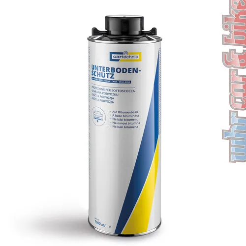 Bitumen Unterbodenschutz schwarz 1L Kartusche Cartechnic Antidröhneffekt