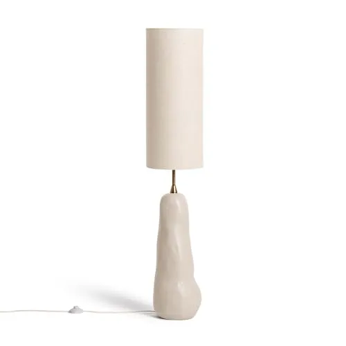 LEDKIA LIGHTING Bryony E27 Tischlampe aus Keramik und Stoff - Schicke Kinderlampe aus Keramik und Stoff, ideal für Kinderzimmer. Sie bietet Platz für E27 Glühbirnen und sorgt für eine gemütliche Atmosphäre.