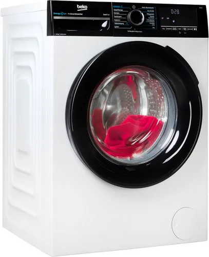 BEKO Waschmaschine BM3WFU41041W, 10 kg, 1400 U/min - Waschmaschine mit EnergySpin-Technologie, die bis zu 35 % Energie spart. Ideal für große Haushalte mit einem Fassungsvermögen von 10 kg und Dampffunktion für weniger Bügelaufwand.