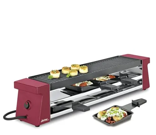 Spring Raclette 4er Compact rot