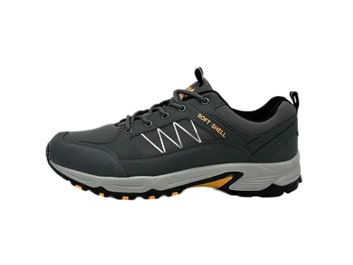 Nowaland Damen Herren Wanderschuhe Wasserabweisende Softshell Trekkingschuhe