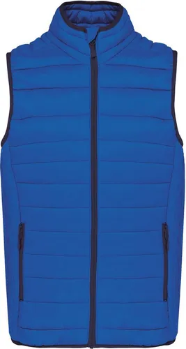 Kariban Herren Steppweste Light Royal Blue 4XL - Ultraleichte Herren Steppweste in Light Royal Blue, kompakt verpackbar und ideal für den täglichen Gebrauch. Mit zwei praktischen Reißverschlusstaschen und warmem Innenfutter für optimalen Komfort.