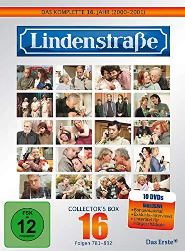 Lindenstraße - Das komplette 16. Jahr (Collector's Box, 10 DVDs) - Filme, spannende Geschichten aus der beliebten Serie in einer exklusiven Collector's Box mit 10 DVDs.