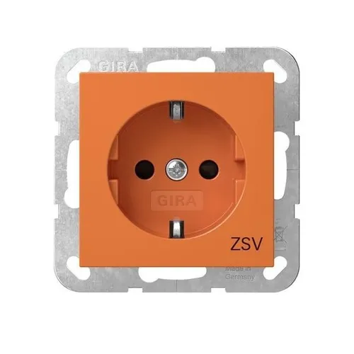 Steckdosen Orange von Gira SCHUKO-Steckd. Steckdosen
