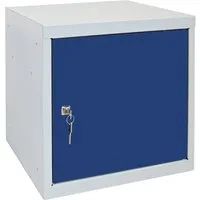 PROREGAL® Spind Schließfachwürfel Blocky mit Zylinderschloss - Spinde für die sichere Aufbewahrung, ideal für Werkstätten und Lager. Aus robustem 1 mm Qualitätsblech, abschließbar mit Zylinderschloss und 2 Schlüsseln.