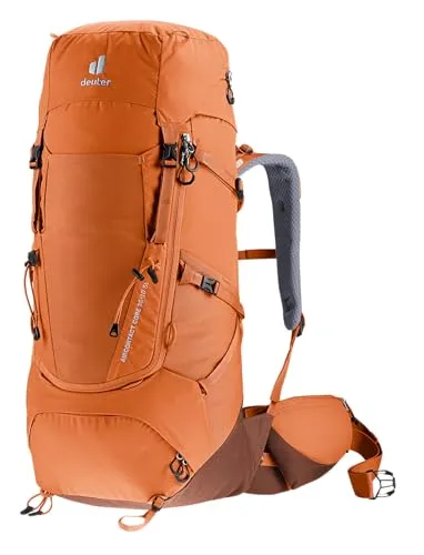 deuter Aircontact Core 45+10 SL Damen Trekking Rucksack 2024 - Hochwertiger Trekking Rucksack mit Aircontact Rückensystem für optimale Belüftung und Lastenübertragung. Perfekt für Abenteuer mit ergonomischen Hüftflossen und umweltfreundlichen Materialien.