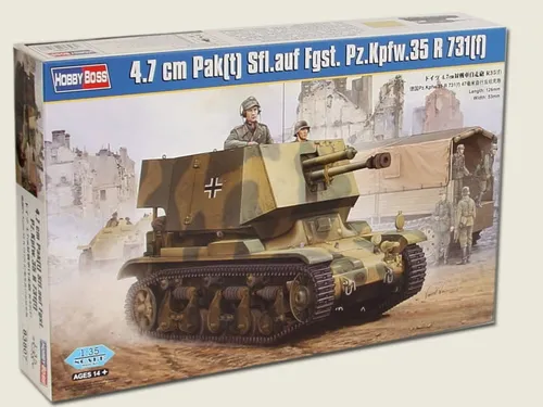 4,7cm Pak(t) Sfl.auf Fgst. 35 R 731(f) / 1:35 - Hobby Boss - 83807