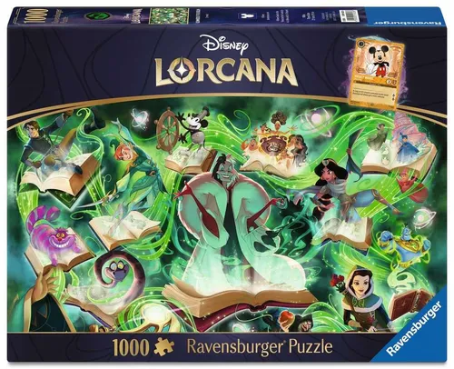 Ravensburger 01623 Disney Lorcana Emerald Puzzle Teielanzahl 1000