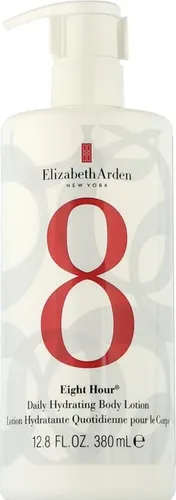 Elizabeth Arden Eight Hour Daily Hydrating Body Lotion 380 ml - Bodylotion mit langanhaltender Feuchtigkeit, angereichert mit Sheabutter und Avocado-Öl, schützt trockene Haut und sorgt für ein strahlendes Hautbild. Ideal für die tägliche Anwendung!
