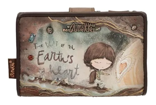 Anekke Mittelgroße Geldbörse - funktionales Design, Maße: 14x10x3 cm, ideal für Damen und stilvoll im Alltag