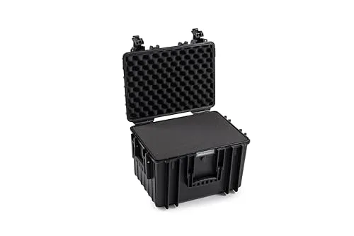 B&W Case Type 5500 SI schwarz mit Schaumstoffeinsatz - Kamerataschen - robuster Outdoor-Koffer mit Schaumstoffeinsatz für optimalen Schutz Ihrer Kameraausrüstung