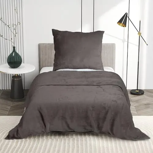 Luxus Flanell Bettwäsche Plüsch Warm Kuschelig Teddy Reißverschluss 135x200 155x220 200x200 200x220