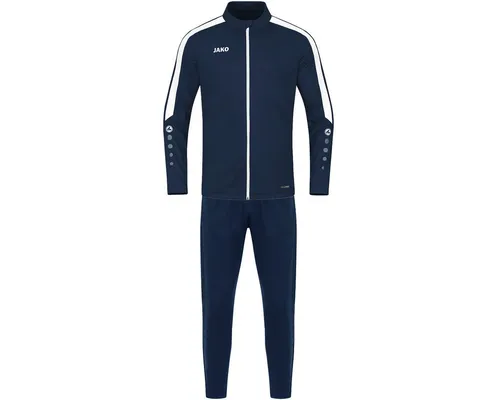 JAKO Damen Sportanzug Trainingsanzug Polyester Power - Trainingsanzüge aus 100% recyceltem Polyester, mit dynamischem Wabenstruktur-Design und elastischem Bund für optimalen Tragekomfort bei jedem Workout.