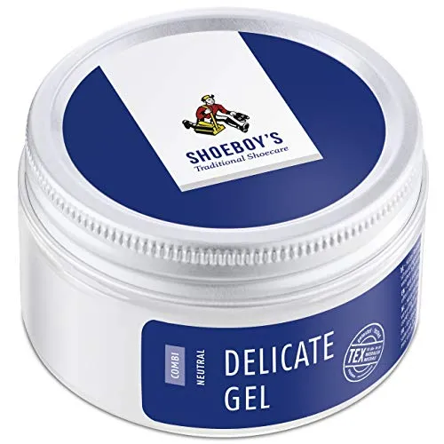 Shoeboy's Delicate Gel mildes Reinigungs-und Pflegegel, farbneutral, Eine Größe 55. Grams 50. ml