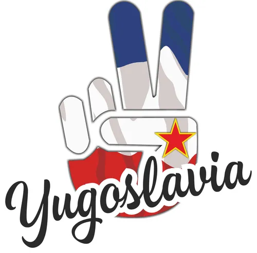 Aufkleber / Autoaufkleber Yugoslavia - Victory - Sieg - Heckscheibe -10x8cm Auto