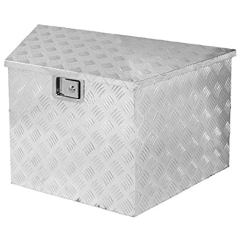 Trucky Truckbox Aluminium Deichselbox 15 Größen - Werkzeugkasten aus stabilem Aluminium, wasserdicht und mit Schloss für Sicherheit. Ideal für Anhänger, Werkstatt oder Hobbybedarf. Erhältlich in 15 Größen.