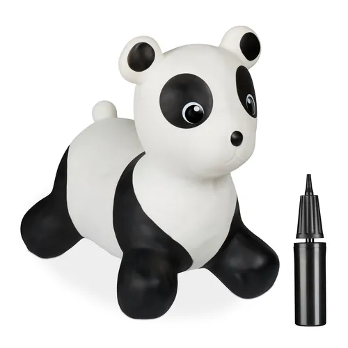 Hüpftier Panda Kinderhopper Hüpfer Springtier Hopstier BPA-frei mit Luftpumpe