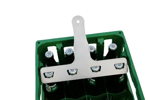 4er Flaschenöffner um 4 Bier zu öffnen für 0,5L / Edelstahl / Männergeschenk