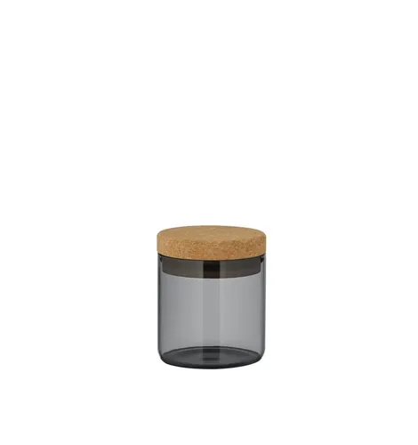 blomus Vorratsglas -KEEPY- Vorratsdose, Aufbewahrungsbehälter: Luftdicht & frisch, Borosilikatglas, Hochwertig, Glas, Korkdeckel, Vielseitig, Robust, Stilvoll, Modern