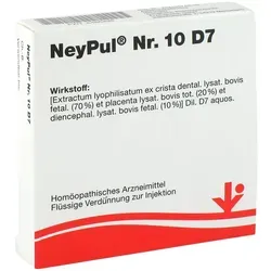 Neypul Nummer 10 D7 Ampullen von Vitorgan