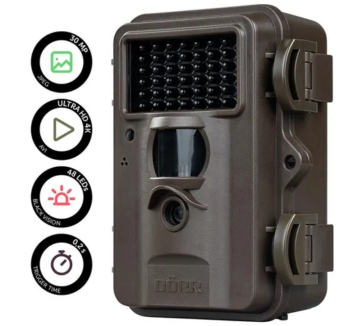 Dörr SnapShot Mini Black 30 MP 4K - Kompakte Überwachungskamera für Tag und Nacht, vielseitig und zuverlässig einsetzbar