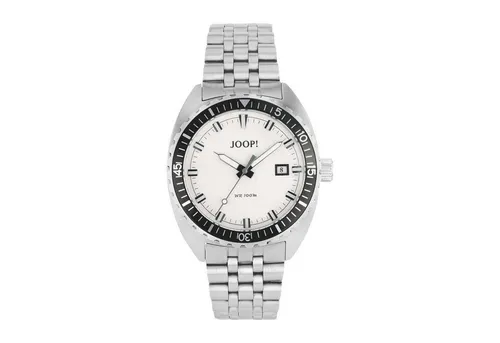 JOOP! Quarzuhr 2100490, Armbanduhr, Herrenuhr, Edelstahlarmband, analog, Jahr, Monat
