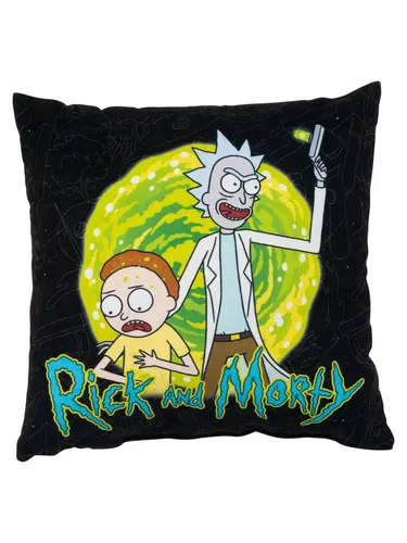 United Labels® Dekokissen Rick and Morty Kissen Sitzkissen Zierkissen Kopfkissen 30x30 cm