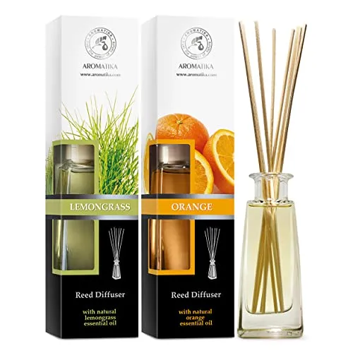 Raumduft Diffuser Lemongrass & Orange 2x100ml