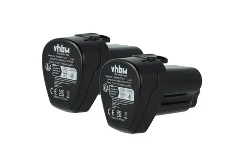 vhbw Akku passend für Metabo PowerMaxx ULA LED Elektrowerkzeug (2 Ah, 10,8 Akku Akku Li-Ion 2000 mAh (10,8 V), Leistungsfähige Austausch-Akkus für Werkzeug Powertools wie