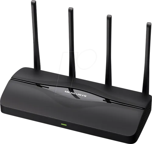 Mercusys MR27BE Wi-Fi 7 Router - Router mit ultraschnellen 3,6 Gbit/s Dualband-Geschwindigkeiten, 2 × 2,5G-Ports und EasyMesh für nahtloses WLAN im ganzen Haus.
