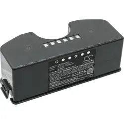 TECHTEK Akku Kompatibel mit [Ecovacs] Deebot DT83, Deebot M81, Deebot M81 Pro, DM81, DN650, DT85, DT85G, DT87G Ersetzt 10001374, für 201-1453-0049, - Schwarz