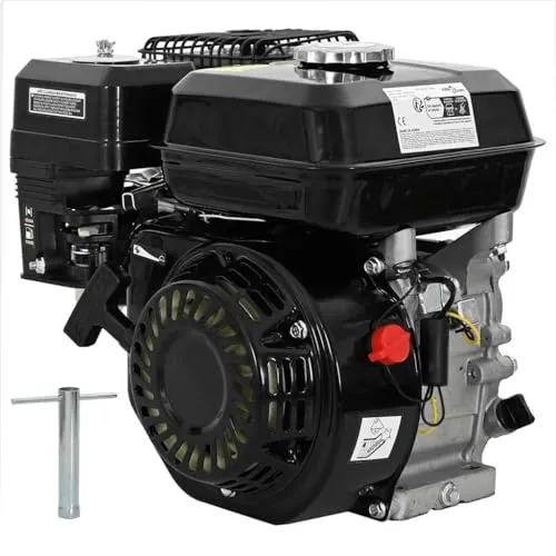 vidaXL Benzinmotor 6,5 PS - Zubehör für Gartengeräte, leistungsstarker 4-Takt Motor mit 6,5 PS, ideal für den Einsatz in Wasserpumpen, Rasenmähern und mehr.
