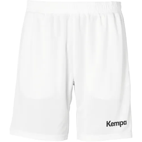 Kempa Trainingshose Pocket Shorts Kinder weiß 140 - Trainingsbekleidung für Handball, aus 100% Polyester, leicht und bequem für optimale Bewegungsfreiheit während des Spiels.