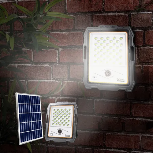 Conspicio M LED-Flutlicht 100W mit Solarpanel und Wi-Fi-Kamera