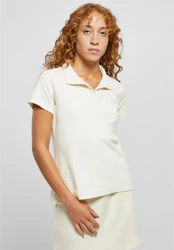 Urban Classics TB5979 | Ladies Towel Polo Tee Damen Poloshirt - Farbe: palewhite - Größe: XS