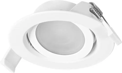 OSRAM HOMELIGHTING 4099854595653 LED-Deckenstrahler Weiß - Schwenkbarer Einbau-LED-Strahler für optimale Lichtakzente. Einfache Montage und durchverdrahtbar. Ideal für Wohnräume wie Wohnzimmer und Schlafzimmer.