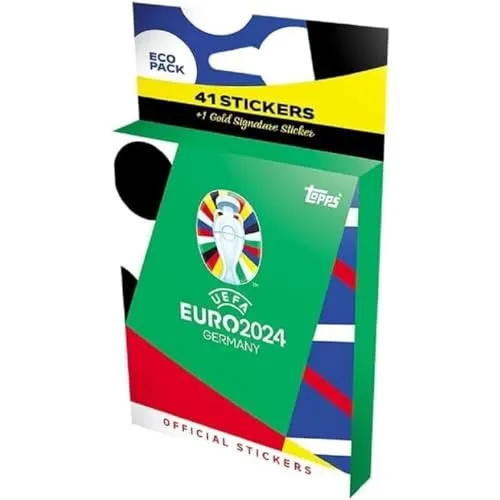Topps Öko-Pack Euro 2024 Euro-Karten von Topps