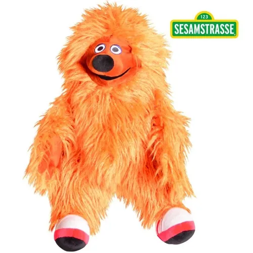 Living Puppets Handpuppe kleiner Samson 55cm - Handpuppe aus der beliebten Sesamstraße, 55cm groß, aus hochwertigem Polyester. Ideal für kreative Spielstunden und die Förderung der Fantasie.