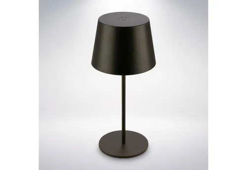 Briloner Leuchten LED Tischleuchte Tischlampe kabellos Akku Touch Dimmbar USB-C, LED wechselbar, 2700K, 9,5x20,5 cm, Indoor/Outdoor, Balkon, Terrasse, Wohnzimmer
