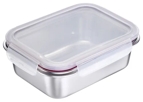 WESTMARK Frischhaltedose 7,0 cm hoch silber 1,3 l, 1 St. 23682270