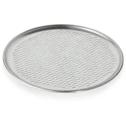 WAS Germany - Pizzablech, Ø 28 cm, Perforierung Ø 6,5 mm,  Aluminium