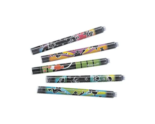 Pelikan griffix Refills, blue - 5 Füllhalter-Patronen, Made in Germany, ideal für alle Pelikan Füllhalter