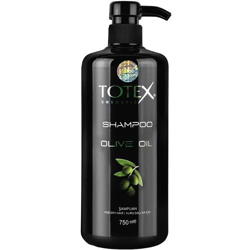 Totex Olivenöl 750ml Shampoo für trockenes und fettiges Haar, verleiht Glanz