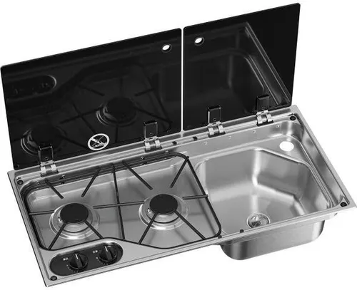 Dometic CVC1700G Kocher-Spülenkombination, Becken rechts