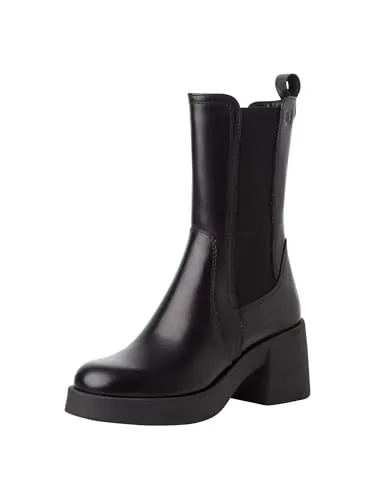 Tamaris Damen Stiefeletten 1-25451-43 - Schwarz, Größe 36 - Wanderschuhe für Damen, aus hochwertigem Leder gefertigt, bieten optimalen Komfort und Stil für jede Gelegenheit.