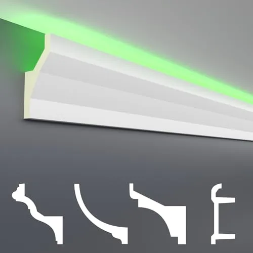 HEXIM LED Stuckleisten Muster